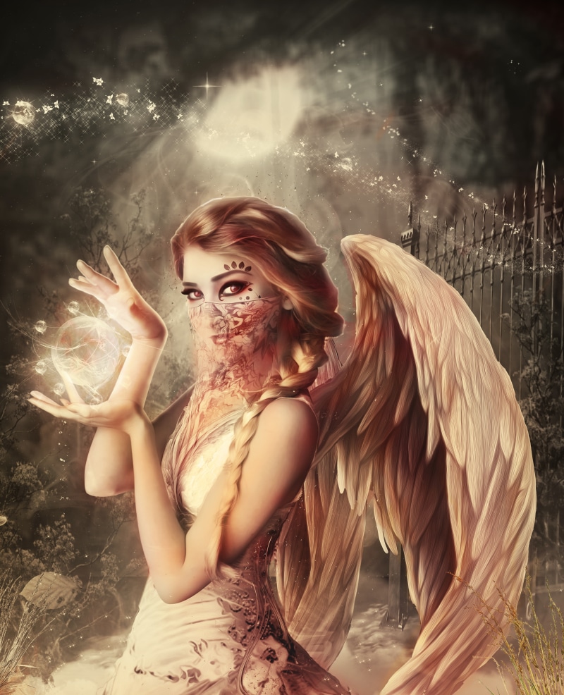 5K, 4K, Magic, HD, Angel, Guardian, Heaven