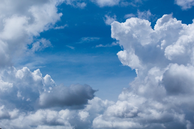 scenics - nature, cloudscape, cumulus, sunny, scenic, heaven, beauty In Nature, blue sky, design, color, stratosphere, daylight, fluffy, natural, overcast