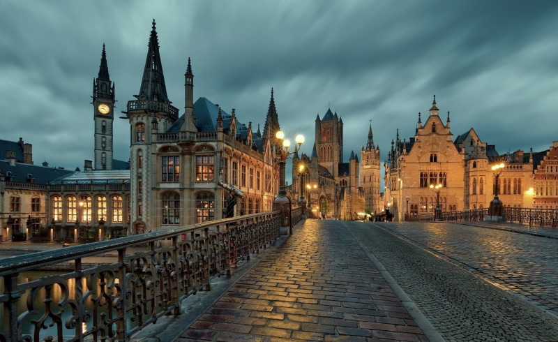 Church, 1080P, Belgium, Ghent, Towns