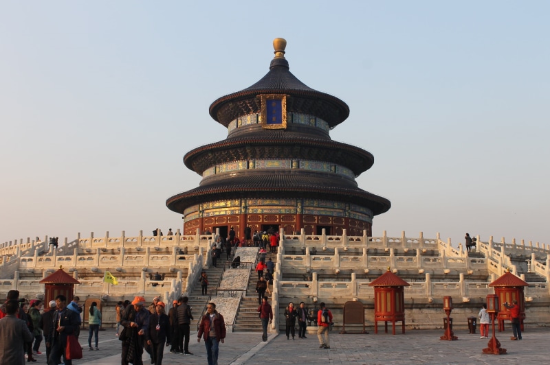 near, walking, china - East Asia, dome, city, the past, travel, nature, grey, daytime, black, famous Place, red, altar of heaven, east Asian Culture, architecture