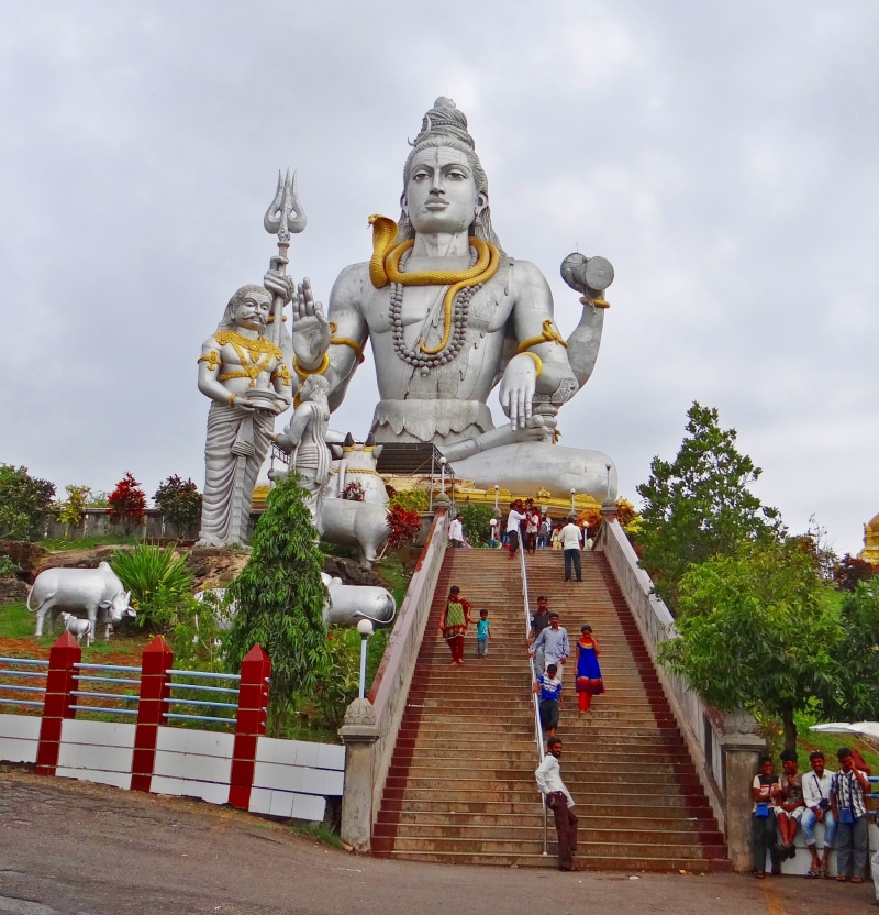 Murudeshwar, art and craft, architecture, Arabian Sea, creativity, human representation, spirituality, nature, outdoors, religious, representation, sculpture