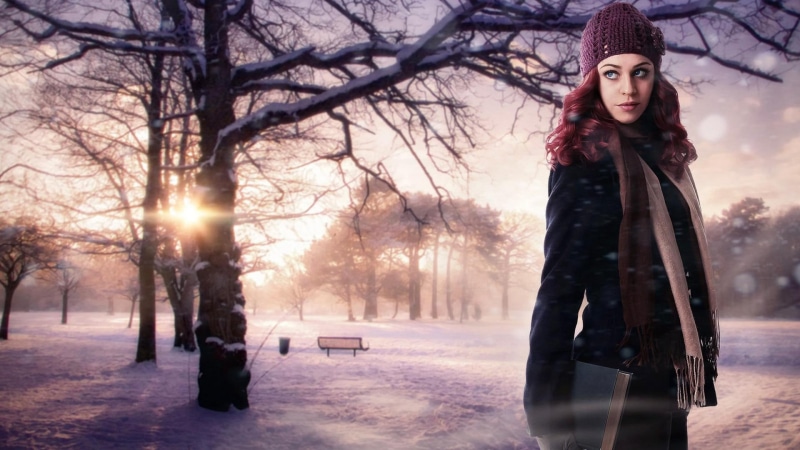 fantastic, female, pretty, picture, skyphoenixx1, book, nice, woman, suns, winter student, winter, 1080P, student