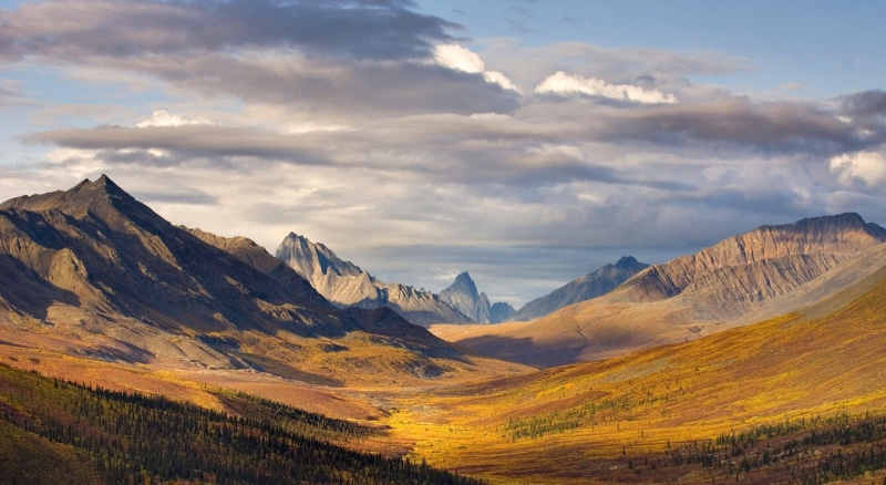 land, valley, no people, non-urban scene, travel, tombstone territorial park, environment, majestic, territorial, Yukon, mountain range, river, travel destinations