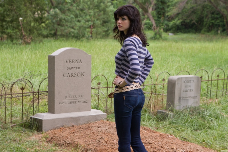 nature, grass, real people, women, outdoors, cemetery, text, 1080P, casual clothing, one person, stone, young adult, tombstone, alexandra daddario images for backgrounds desktop