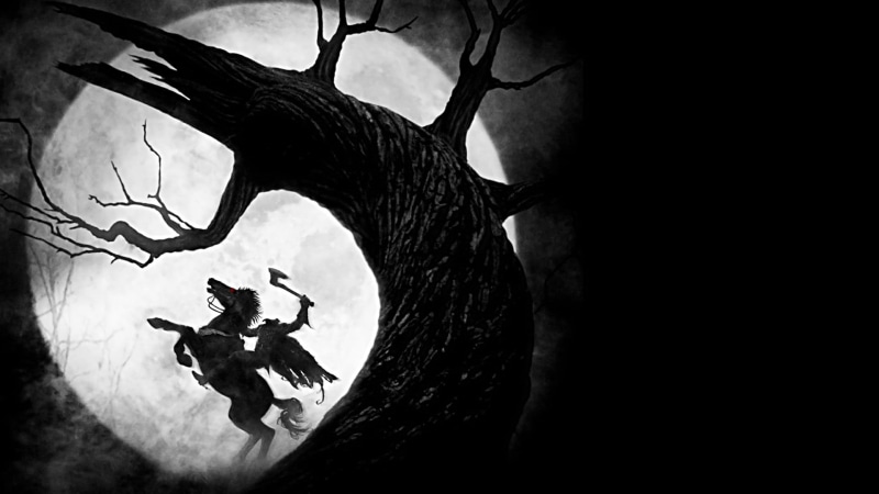 deer, silhouette, 1080P, sky, dark, no people, sleepy hollow, black Color, animal wildlife, mammal, spooky, people, beside, moon, digital, nature, horror