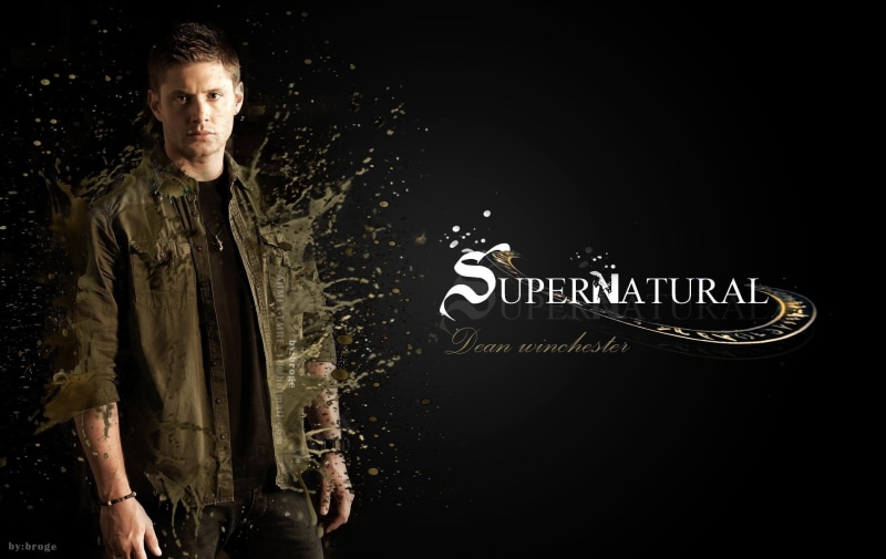 mid adult, young men, dark, Jensen Ackles, night, adult, emotion, sign, men, Supernatural, black color, males, copy space, black background, 720P, Dean Winchester