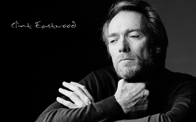 actor, black, clint eastwood, eastwood, 1080P, white, clint