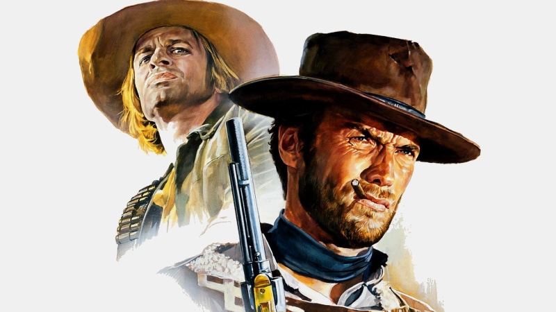 For a Few Dollars More, 1965, cinema, wester, revolver, gun, 1080P, film, hat, man, movie, Clint Eastwood, weapon