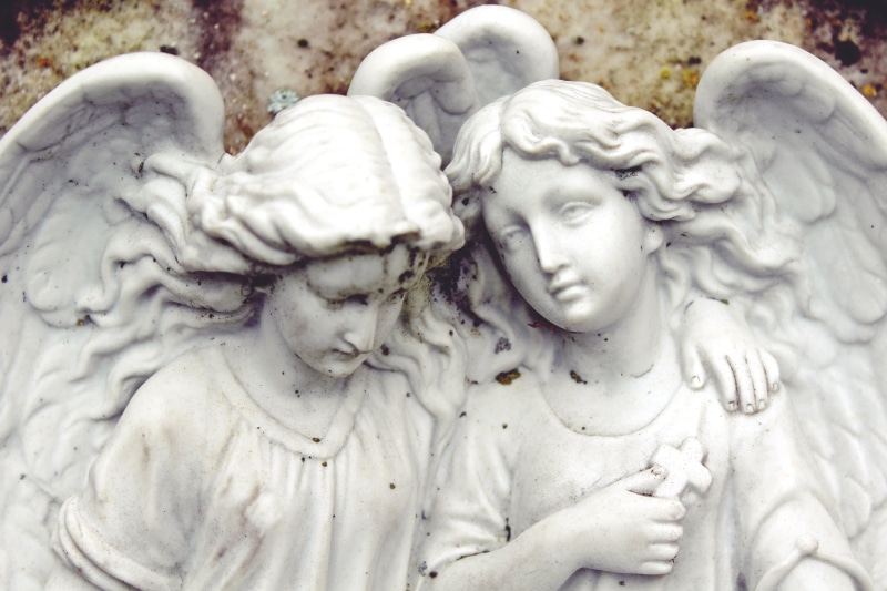 grave, female likeness, white, marble, resting place, christ, hope, white color, death, christian, peaceful, spiritual, silent, symbol, tombstone, emotion
