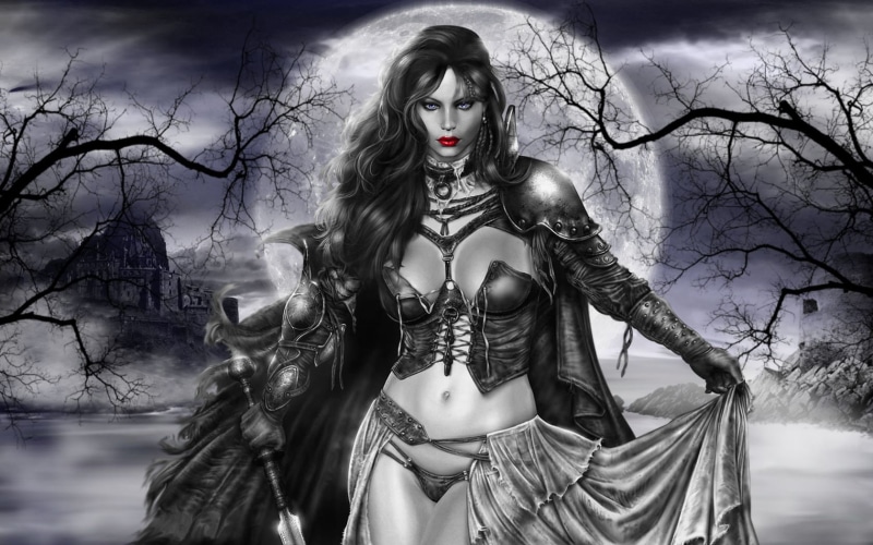 720P, horror, art, vampire, women, gothic, Dark