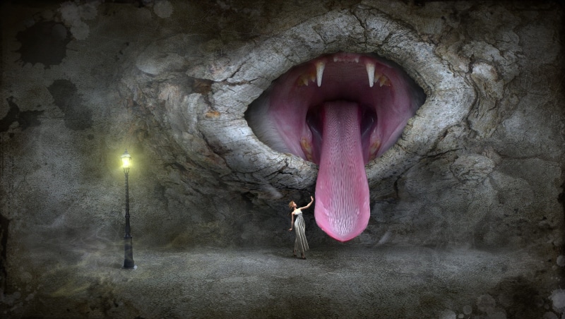 foot, composing, animal body part, food, photo montage, weird, mouth, spooky, photoshop, surreal, emotion, anger, fantastic, creepy, risk, people, bizarre