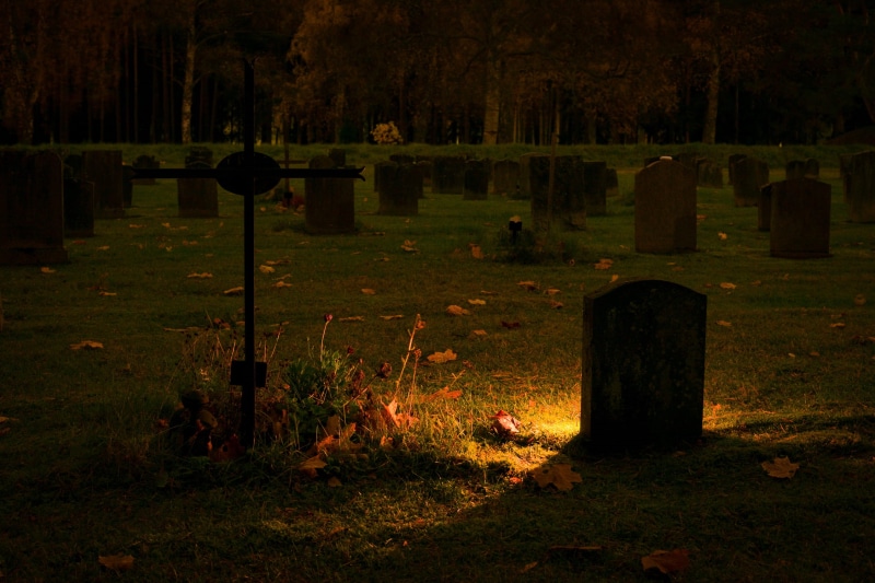 dawn, nature, no people, outdoors, light, plant, cross, cemetery, funeral, grass, burial, evening, tree, graves, trees, history, graveyard, tombstone, mystery