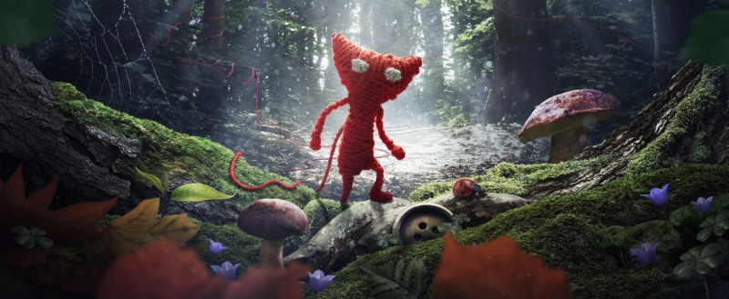 real people, Web, Trees, Mushrooms, Coldwood Interactive, Ladybug, 4K, rock, solid, land, women, outdoors, Button, day, Unravel, woods, rock - object