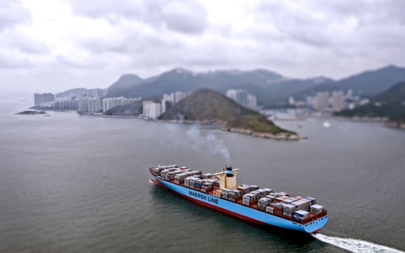 loading, cargo, beauty in nature, industry, transportation, sky, aerial View, shipping, nature, no people, color Image, blue, mode of transportation, export