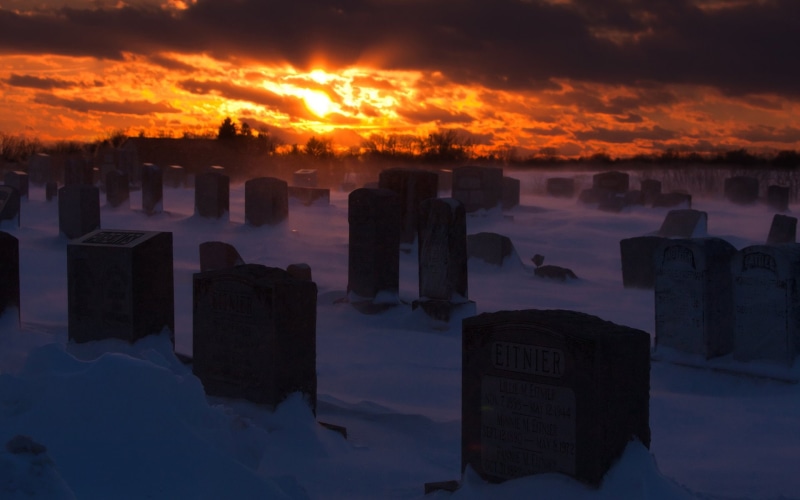Cemetery, scenics - nature, building exterior, 1080P, Tombstone, tranquility, built structure, tranquil scene, no people, nature, sea, cloud - sky, beauty in nature