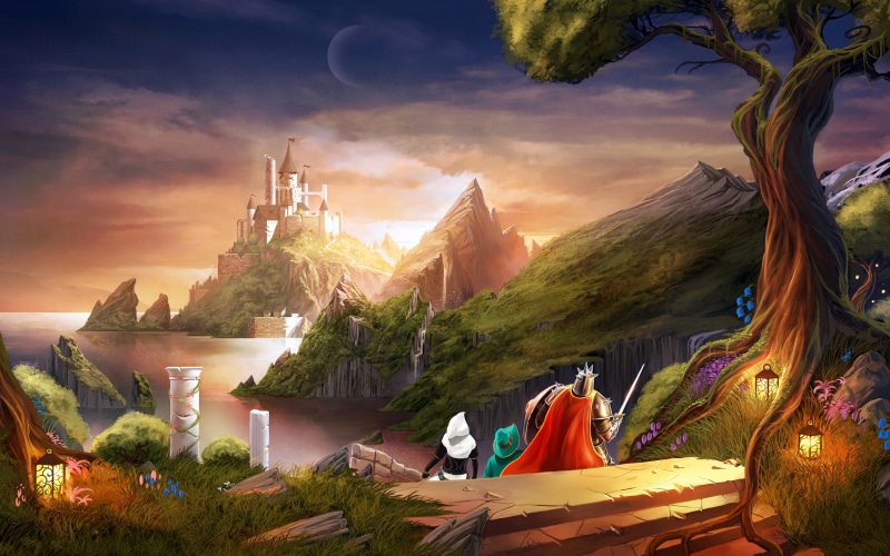 trine, heading, 2K, castle