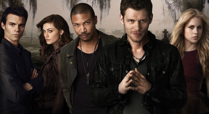 standing, 1080P, Claire Holt, s, Rebekah, leather, group, Daniel Gillies, looking at camera, Klaus, originals, young adult, Other Movies, indoors, tv show