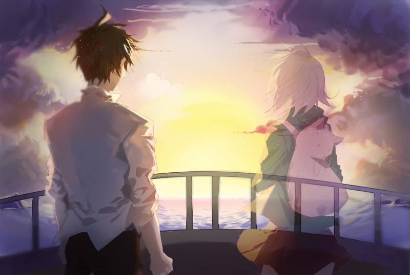 Chiaki Nanami, Danganronpa, Hajime Hinata, 1080P, Danganronpa 2: Goodbye Despair