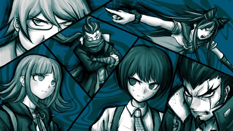 Gundham Tanaka, Mahiru Koizumi, Nekomaru Nidai, Ibuki Mioda, Byakuya Togami, 1080P, Danganronpa 2: Goodbye Despair, Chiaki Nanami, Danganronpa