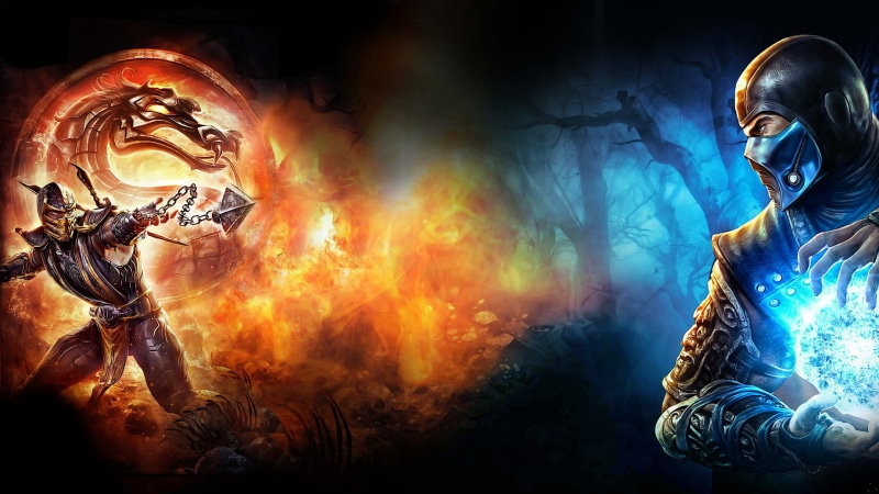 futuristic, event, music, space, sub, concepts, glowing, burning, horror, hell, mystery, scorpion, 1080P, art, kombat, mortal kombat, clothing, people
