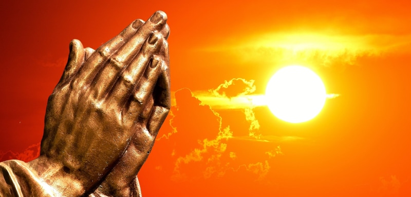 protection, human limb, pray, colored background, sky, hope, faith, orange color, digital, security, sunlight, sunset, golden, prayer, hand, religion, holding