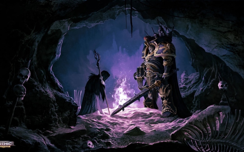 solid, dead Person, death, nature, horror, evil, sword, dark, cave, purple, mystery, monster, fantasy, people, digital, 720P, rock, sculpture, night, statue
