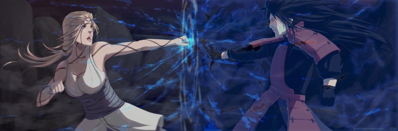 Madara Uchiha, Tsunade (Naruto), Anime, 2K, Naruto