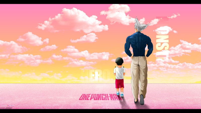 Tareo (One-Punch Man), One-Punch Man, 4K, Anime, Garou (One-Punch Man)