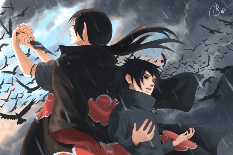 2K, itachi, naruto, uchiha, brothers, clan, sasuke