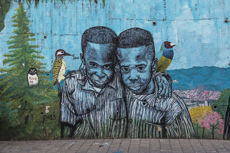 urban, graffiti art, spray paint, wall - building feature, religion, painted, artistic, wood - material, tags, human representation, wall, graffiti wall