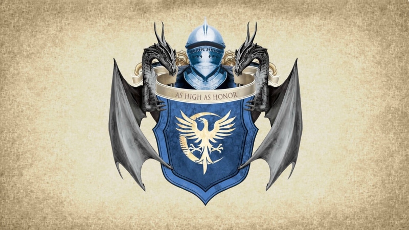 craft, illustration, computer Graphic, design, animal wildlife, flag, 1080P, religion, coat Of Arms, House Arryn, symbol, protection, royalty, old, crest