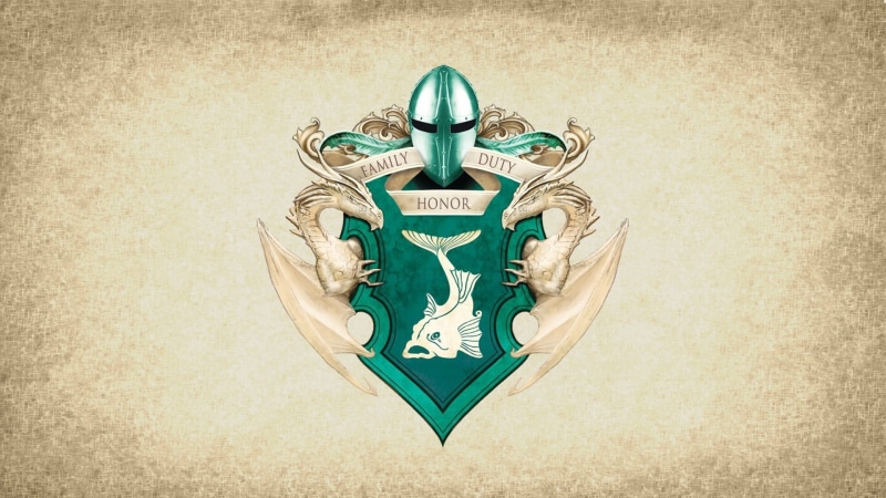 House Tully, paper, artwork, crest, coats of arms, 1080P, sigils, Game of Thrones