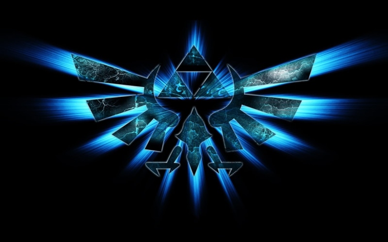 crest, video, games, hd, zelda, legend, 720P, Triforce, x, art