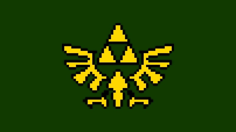 The Legend of Zelda, design, 1080P, yellow, modern, Triforce, night, pattern, building, logo, indoors, legend, repetition, architecture, connection, pixels