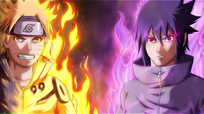 2K, naruto, susanoo, sharingan, sage mode, uzumaki naruto, uchiha sasuke, nine tail, Anime