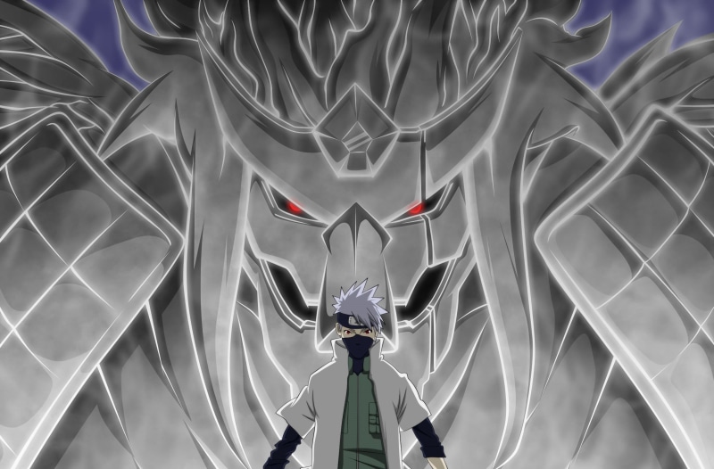 Sharingan (Naruto), Mangekyō Sharingan, 1080P, Kakashi Hatake, Naruto, Susanoo (Naruto)