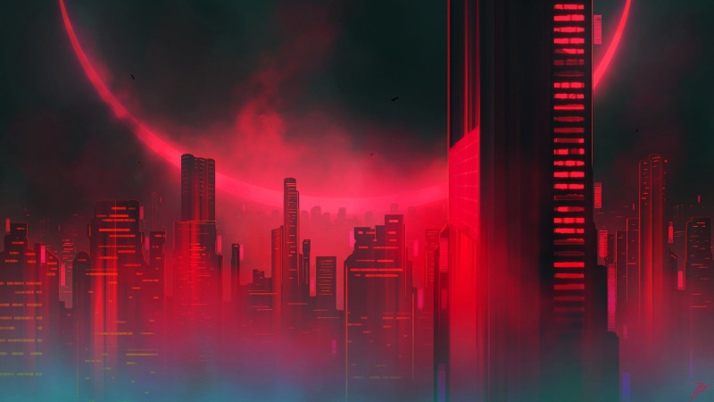 Sci Fi, Futuristic, 2K, Building, City, Skyscraper