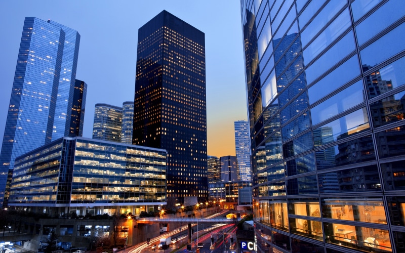 2K, Lights, France, Road, Paris, Night, Skyscrapers, City