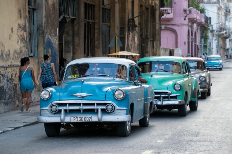 Classic cars, cityscape, Havana, vintage Car, city Street, street, motor vehicle, old-fashioned, cuban Ethnicity, caribbean Culture, old Havana, built structure