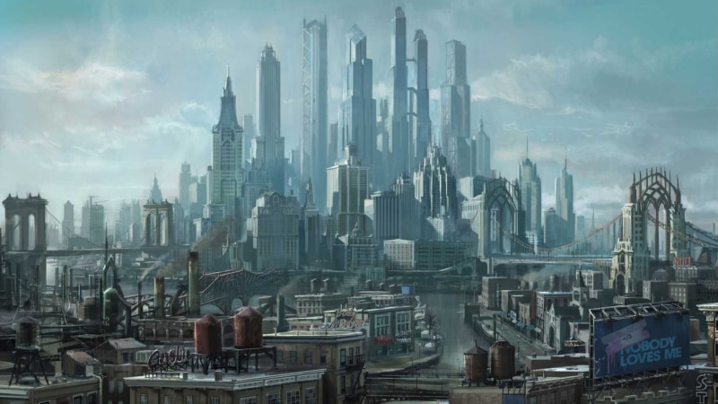 industry, sky, pollution, nature, architecture, built structure, financial district, urban skyline, Saints Row: The Third, day, skyscraper, no people, cloud - sky