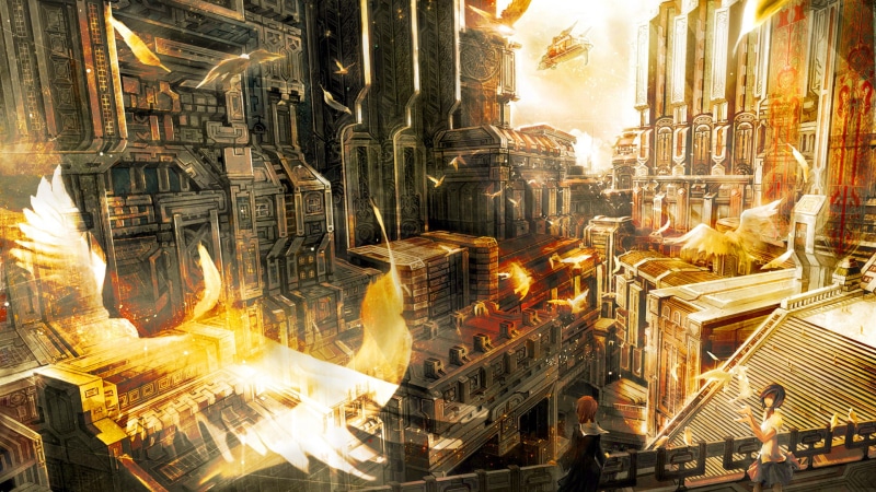 hd, digital/artwork, anime, future, 1080P, city, drawing