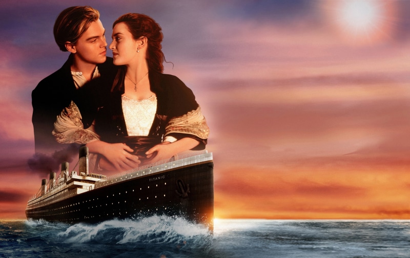 Kate Winslet, 4K, 4K, Leonardo DiCaprio, Titanic