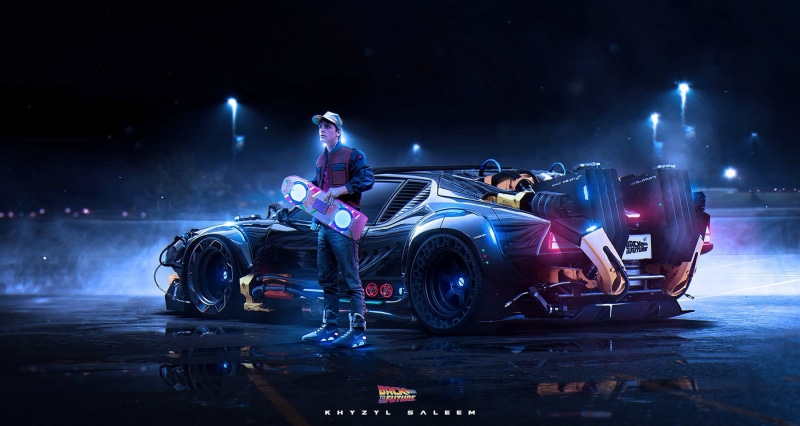 Khyzyl Saleem, 720P, Back To The Future, Hoverboard, car
