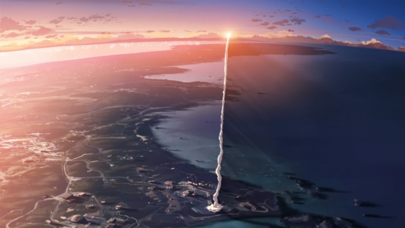 smoke, desert, aerial, sky, launch, travel, cold temperature, water, cloud - sky, Japan, 1080P, nature, Makoto Shinkai, mountain, scenics - nature, tranquility