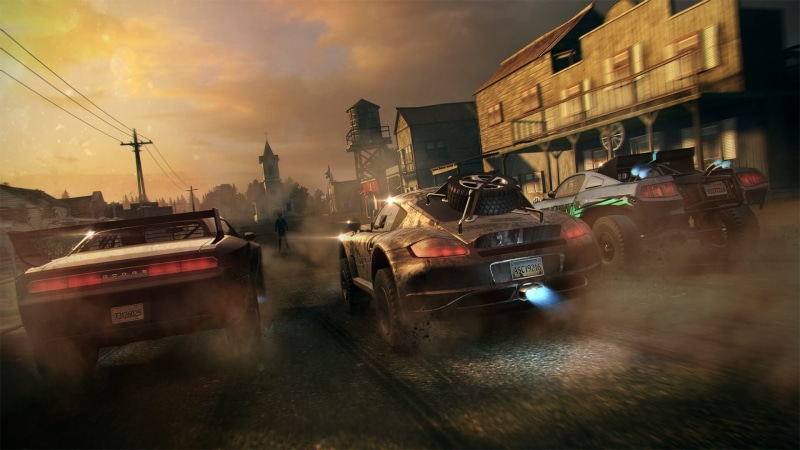 motor vehicle, screengrab, nautical vessel, car, video games, building exterior, 1080P, water, motion, sunset, rain, city, built structure, wet, game