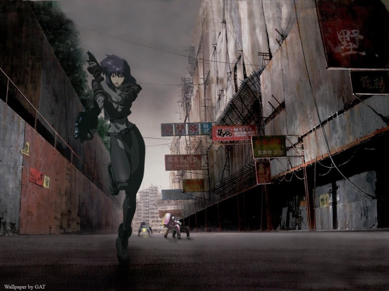 building exterior, full length, sculpture, street, incidental people, transportation, city, 720P, building, anime, male likeness, art and craft, built structure