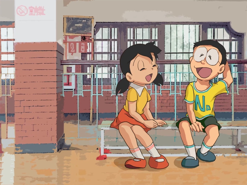Anime, Nobita Nobi, Doraemon, Shizuka Minamoto, 1080P