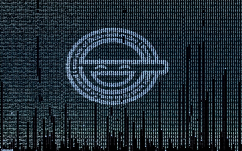 geometric shape, binary code, Ghost in the Shell, number, pattern, connection, night, blue, grid, 720P, backgrounds, black, cyberspace, light - natural phenomenon