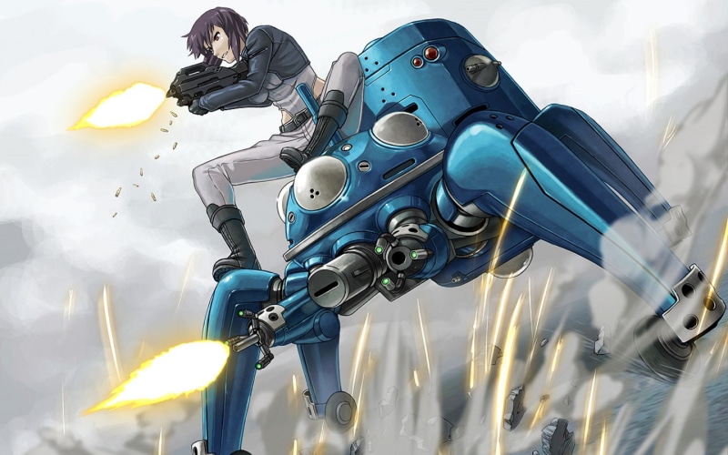 720P, kusanagi, motoko, tachikoma, ghost, shell