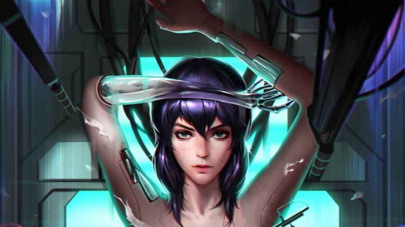 1080P, Ghost In The Shell, Motoko Kusanagi